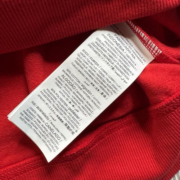 Nebraska Cornhuskers Fleece Hoodie Men’s  XXL Red Logo Spellout Captivating New - Picture 7 of 11